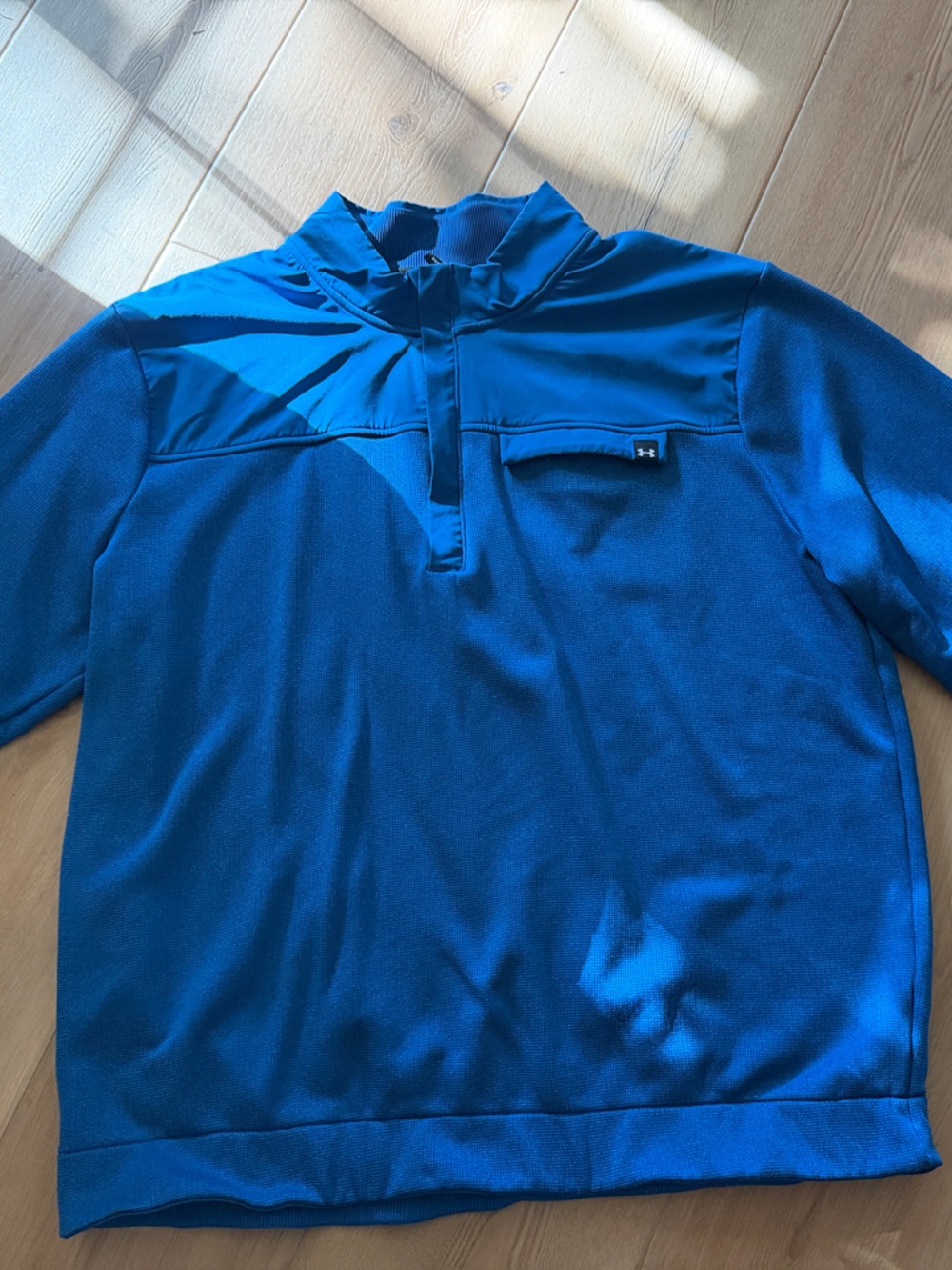 Under Armour Men’s Blue Quarter-Zip Pullover Jacket